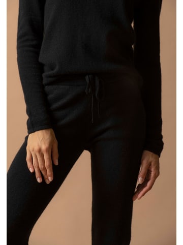 Perfect Cashmere Kaschmir-Hose "Gwen" in Schwarz