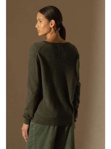 Perfect Cashmere Kaschmir-Pullover "Kalie" in Khaki