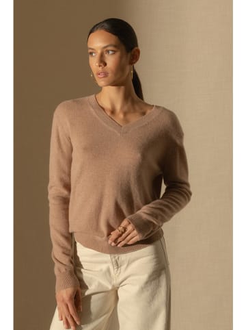 Perfect Cashmere Kaschmir-Pullover "Kalie" in Beige