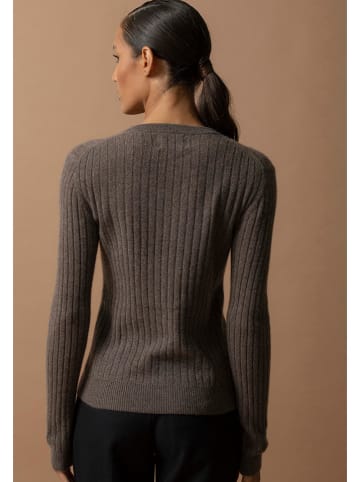 Perfect Cashmere Kasjmieren trui "Kylie" taupe