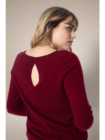 Perfect Cashmere Kasjmieren trui "Leslie" bordeaux