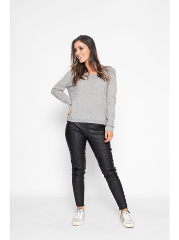 Perfect Cashmere Kasjmieren trui "Lindsay" grijs