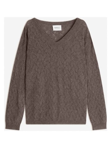Perfect Cashmere Kasjmieren trui "Madison" bruin