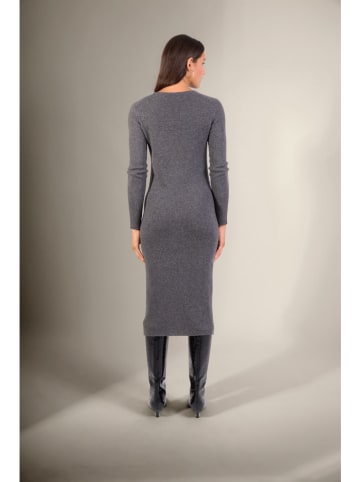 Perfect Cashmere Kaschmir-Kleid "Maria" in Anthrazit