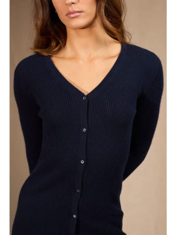 Perfect Cashmere Kaszmirowa sukienka "Maria" w kolorze granatowym