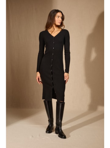 Perfect Cashmere Kaschmir-Kleid "Maria" in Schwarz