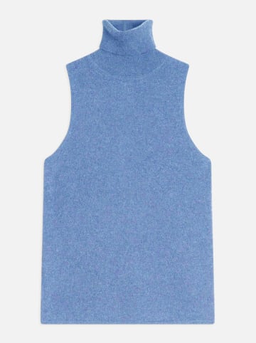 Perfect Cashmere Kaschmir-Pullunder in Hellblau