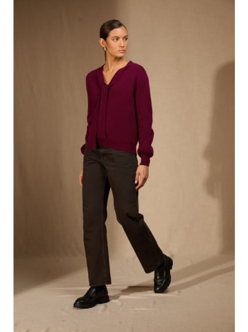 Perfect Cashmere Kaschmir-Pullover "Noty" in Bordeaux