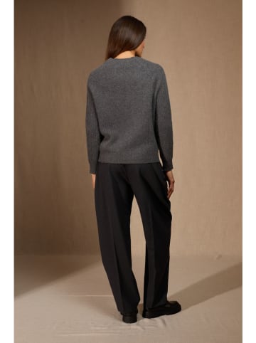 Perfect Cashmere Kaschmir-Pullover "Oceane" in Anthrazit