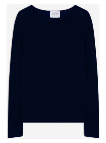 Perfect Cashmere Kaszmirowy sweter "Oprah" w kolorze granatowym