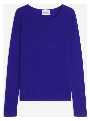 Perfect Cashmere Kaszmirowy sweter "Oprah" w kolorze niebieskim