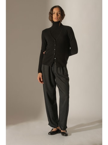 Perfect Cashmere Kasjmieren vest "Paige" zwart