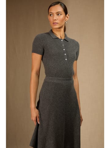 Perfect Cashmere Kaschmir-Pullover "Sinead" in Anthrazit