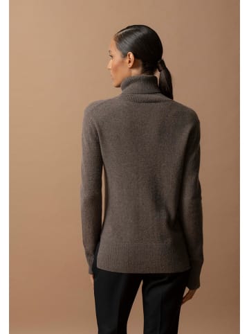Perfect Cashmere Kaschmir-Rollkragenpullover "Tracy" in Taupe
