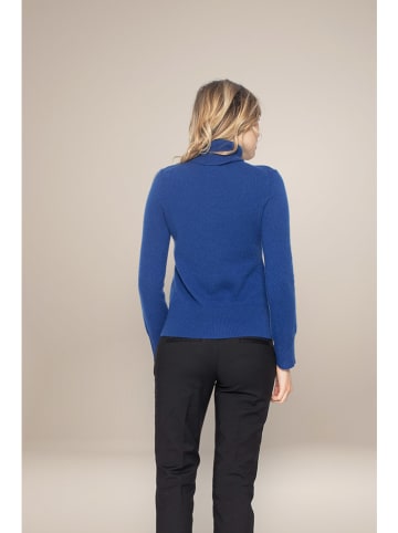Perfect Cashmere Kasjmieren coltrui "Tracy" blauw