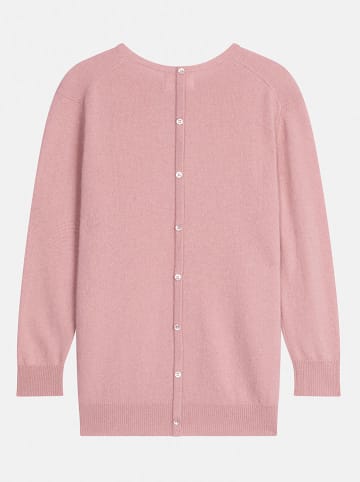 Perfect Cashmere Kaszmirowy sweter "Vanessa" w kolorze szaroróżowym