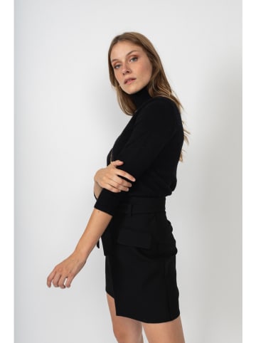 Perfect Cashmere Kaszmirowy golf "Willow" w kolorze czarnym