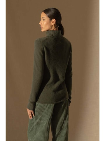 Perfect Cashmere Kaschmir-Pullover "Willow" in Khaki