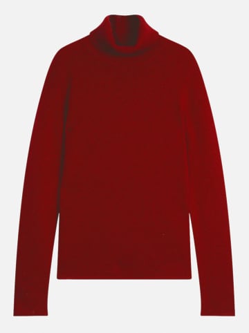 Perfect Cashmere Kaschmir-Rollkragenpullover "Willow" in Dunkelrot