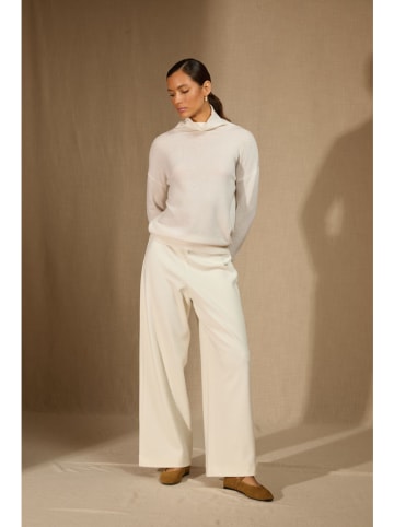 Perfect Cashmere Kaszmirowy golf "Nethan" w kolorze kremowym