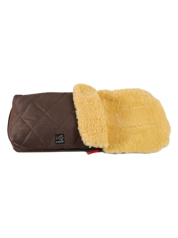 Kaiser Naturfellprodukte Lammfell-Fußsack "Natura" in Braun - (L)85 x (B)45 cm