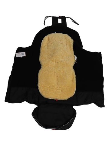 Kaiser Naturfellprodukte Thermo-Fußsack "Arctik Plus" in Schwarz - (L)105 x (B)48 cm