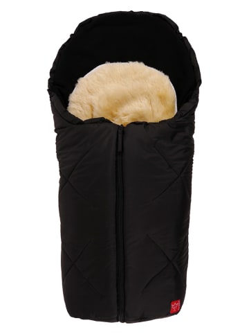 Kaiser Naturfellprodukte Babyschalen-Fußsack "Little Sheepy" in Schwarz - (L)80 x (B)40 cm