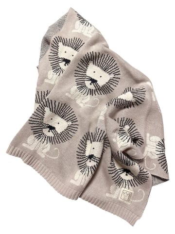 Kaiser Naturfellprodukte Babydecke "Lion" in Grau - (L)100 x (B)80 cm