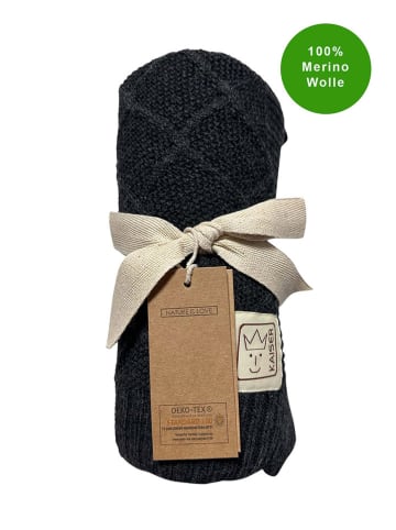 Kaiser Naturfellprodukte Babydecke "Wool" in Schwarz - (L)100 x (B)80 cm