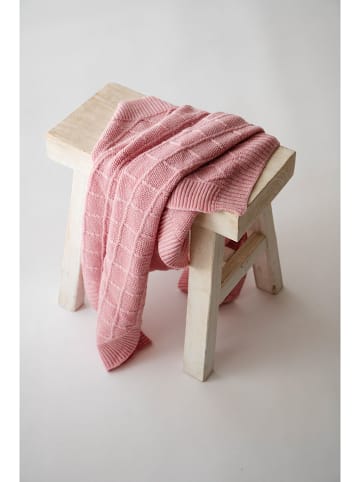 Kaiser Naturfellprodukte Babydecke "Wool" in Rosa - (L)100 x (B)80 cm