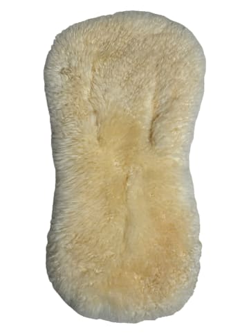 Kaiser Naturfellprodukte Lammfellauflage "Milky sand" in Natur - (L)77 x (B)35 cm