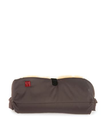 Kaiser Naturfellprodukte Handwärmer "Big Double" in Anthrazit - (B)22 x (L)45 cm