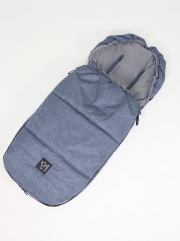 Kaiser Naturfellprodukte Thermo-Fußsack "Lukky" in Blau - (L)105 x (B)45 cm
