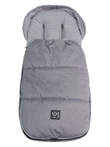 Kaiser Naturfellprodukte Thermo-Fußsack "Lukky" in Grau - (L)105 x (B)45 cm