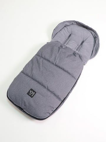 Kaiser Naturfellprodukte Thermo-Fußsack "Lukky" in Grau - (L)105 x (B)45 cm