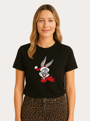 WOOOP Koszulka "Looney Tunes Bugs Bunny" w kolorze czarnym