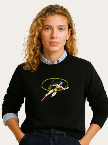 WOOOP Sweatshirt "Wonder Woman Lasso of Truth" zwart