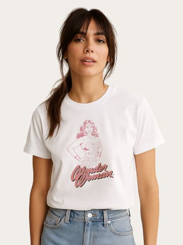 WOOOP Koszulka "Wonder Woman Pink" w kolorze białym