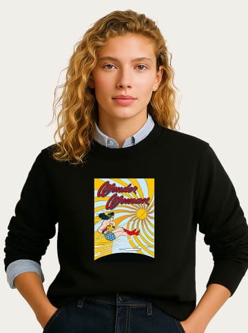 WOOOP Sweatshirt "Wonder Woman Flying" zwart