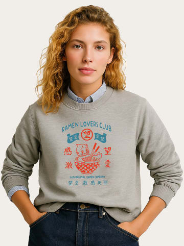 WOOOP Sweatshirt "Torc Ramen Lovers Club" in Grau