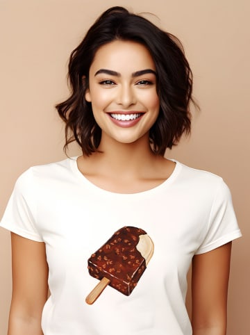 WOOOP Shirt in Weiß