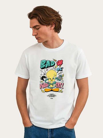 WOOOP Shirt "Loneley tunes Tweety 80th Bad" wit