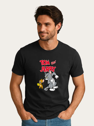 WOOOP Shirt "Tom and Jerry Cheese" zwart