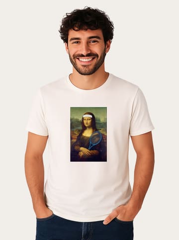 WOOOP Shirt "Mona Lisa Tennis" wit