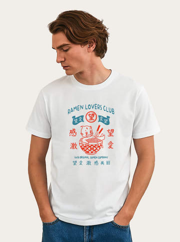 WOOOP Koszulka "Torc Ramen Lovers Club" w kolorze białym