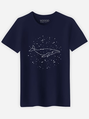 WOOOP Shirt "Whale Constellation" in Dunkelblau