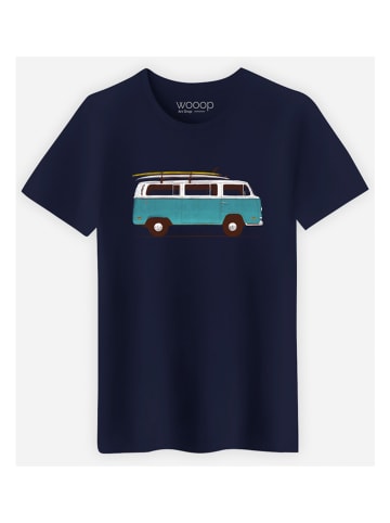 WOOOP Shirt "Blue Van" donkerblauw