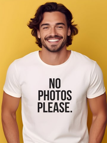 WOOOP Shirt "No Photos Please" wit