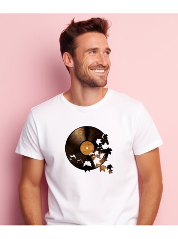 WOOOP Koszulka "Autumn Song" w kolorze białym