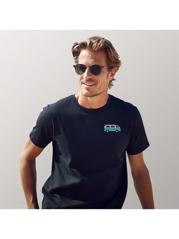 WOOOP Shirt "Blue van" donkerblauw